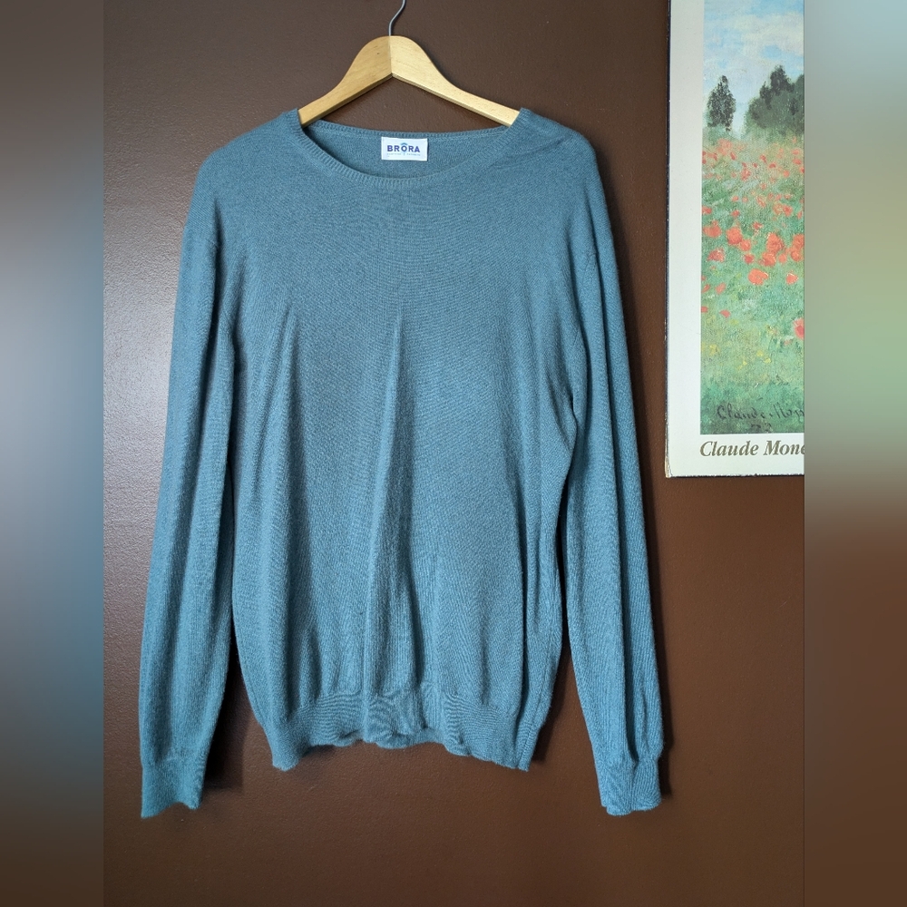 🎁💝 Brora Scottish Cashmere Classic Jumper